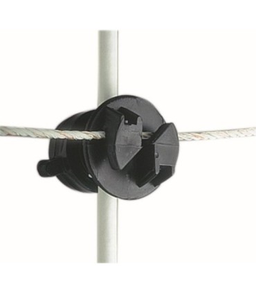 Aislador Screw-on Rod negro Gallagher - 25 unidades