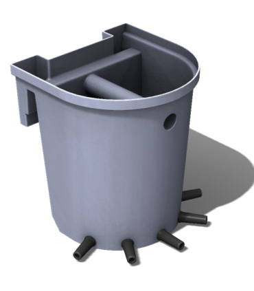 Balde alimentador para 5 Terneros Austral Plastics