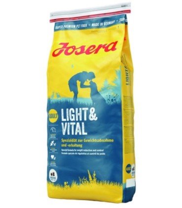 Josera Light & Vital 15 kg - Perro Adulto - Reducción de Peso