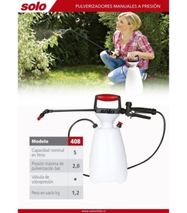 Aspersor Manual 5 litros Solo 408